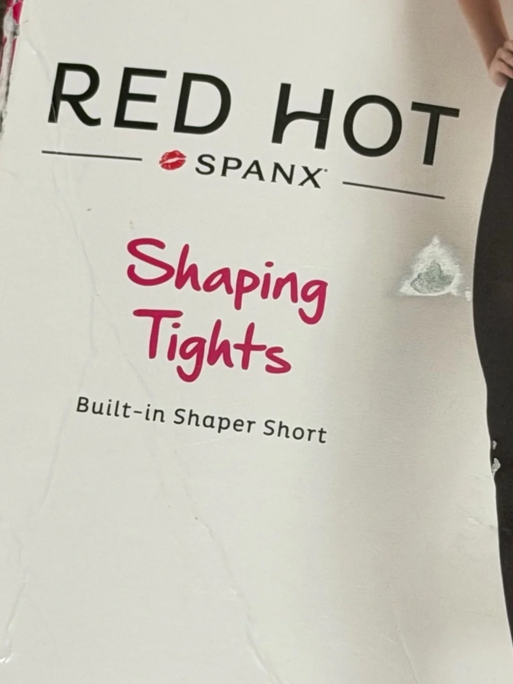 SPANX Red Hot Shaping Tights in Black